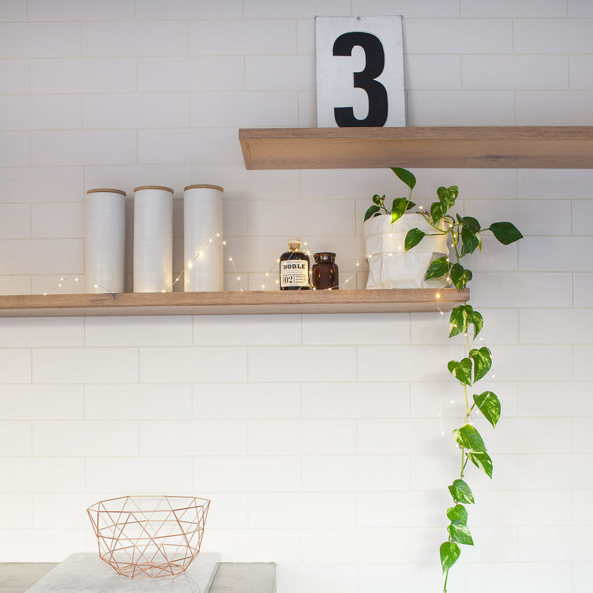 Silver Wire Indoor Micro Light Garland - product photo 3