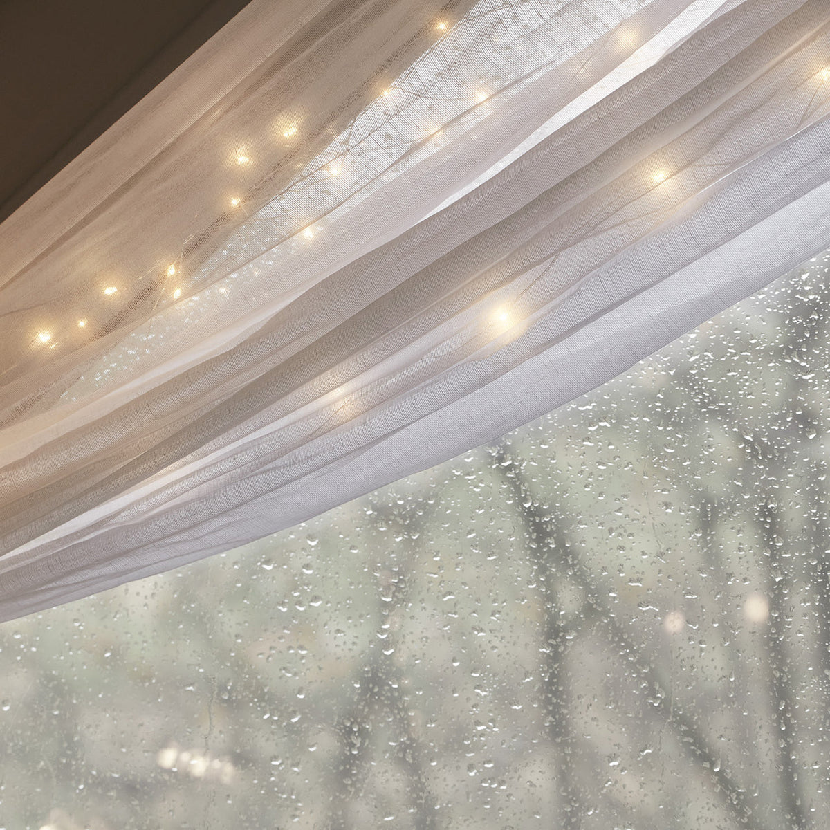 Silver Wire Indoor Micro Light Garland - product photo 6