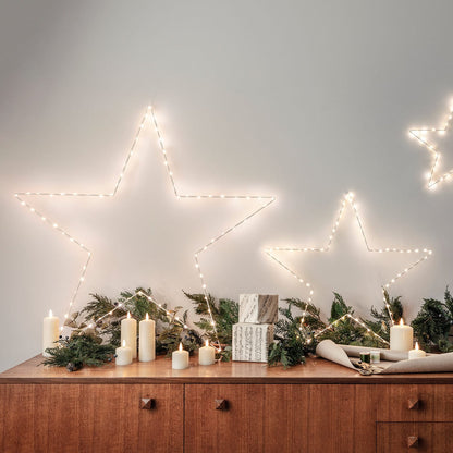 Slender Ivory LED Pillar Candle Trio - product photo 7