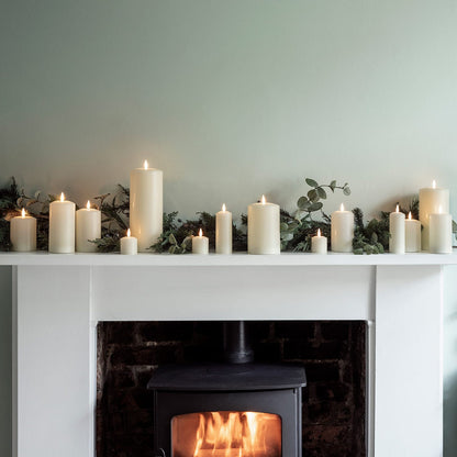 Slender Ivory LED Pillar Candle Trio - product photo 5