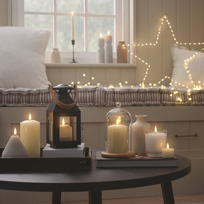Ivory Wax LED Pillar Candle Trio - product photo 7