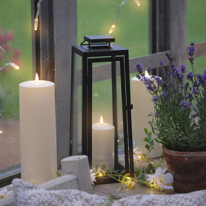 Contemporary Black LED Lantern Duo - product photo 3
