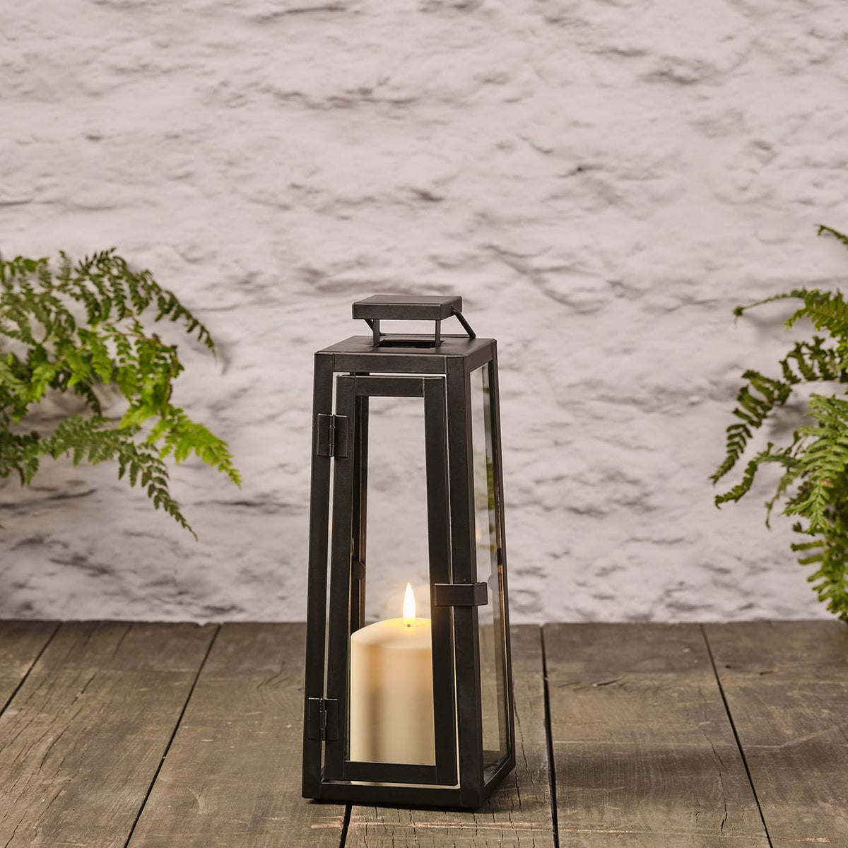Contemporary Black LED Lantern Duo - product photo 7