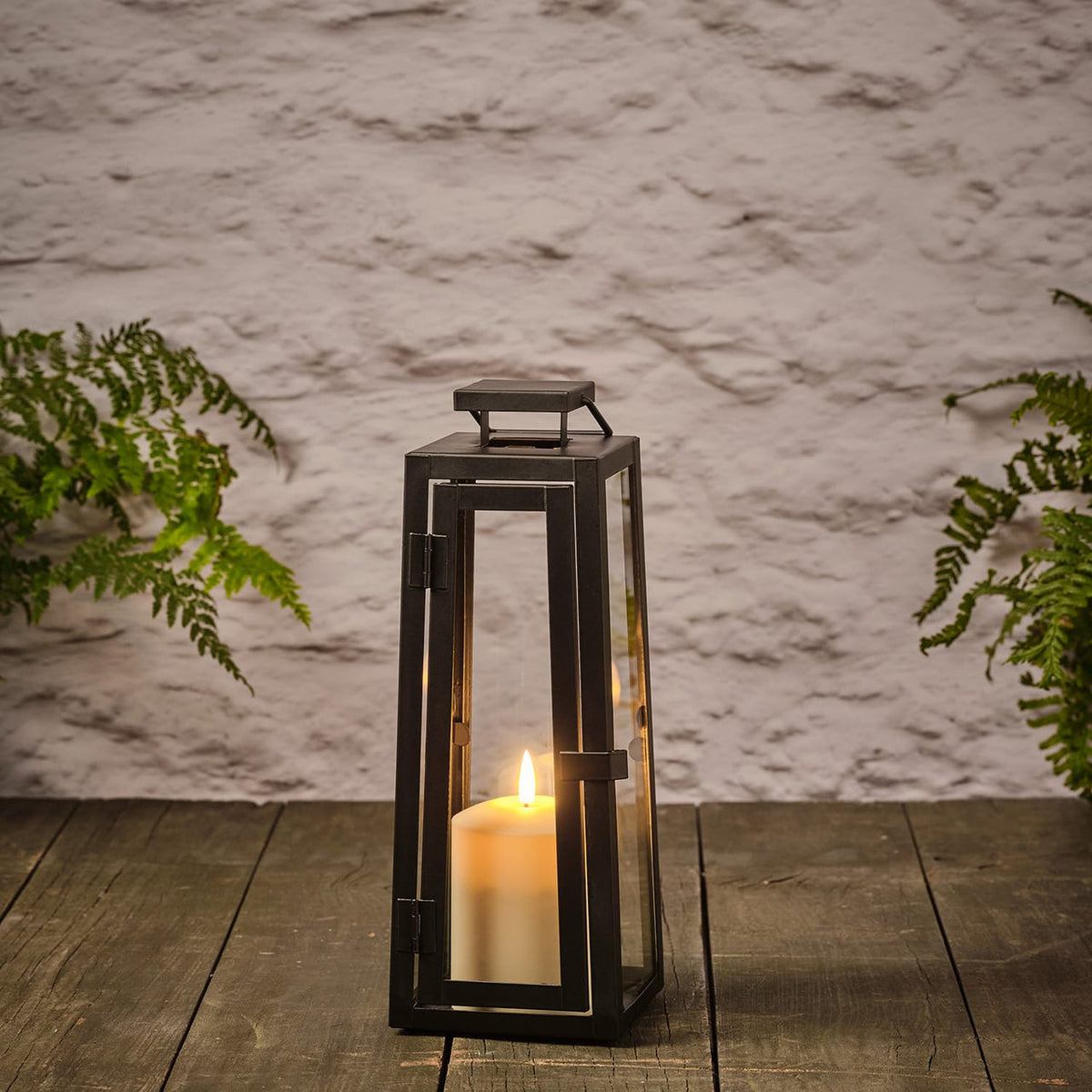 Contemporary Black LED Lantern Duo - product photo 8