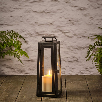 Contemporary Black LED Lantern Duo - product photo 8