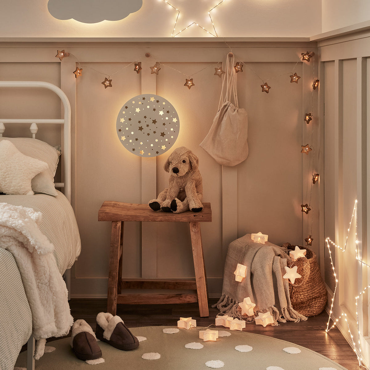 White Paper Star LED Fairy Lights - product photo 7
