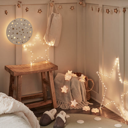 White Paper Star LED Fairy Lights - product photo 5