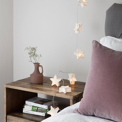 White Paper Star LED Fairy Lights - product photo 4