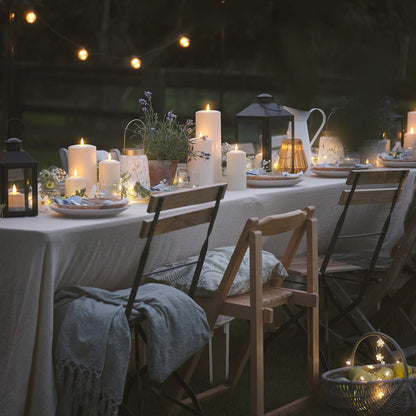 Outdoor Ivory LED Candle Trio - product photo 5