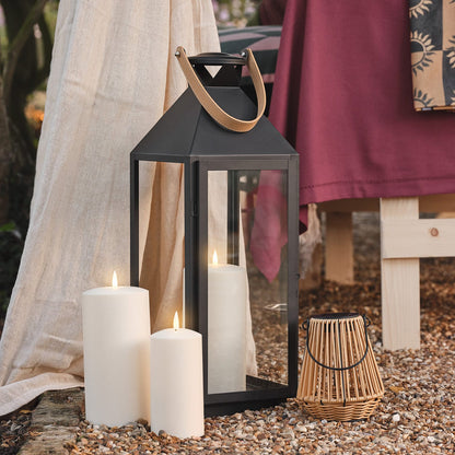 Black Handle LED Lantern Trio - product photo 6